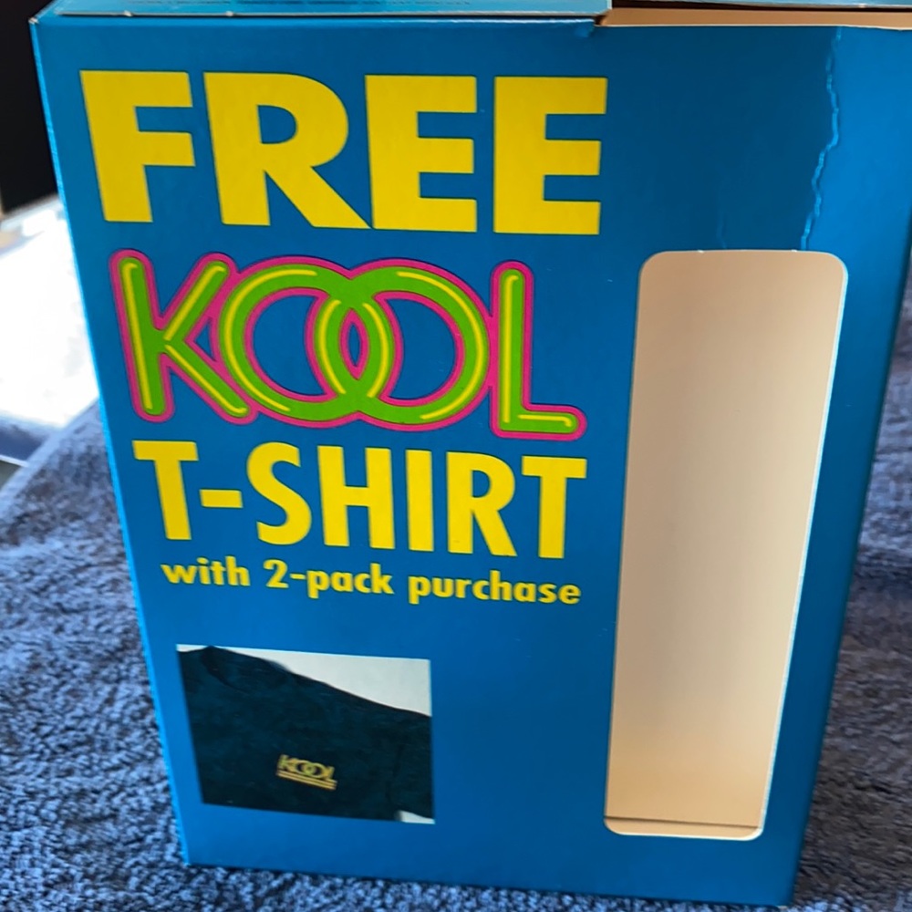 New in package Kool cigarettes t shirt xl